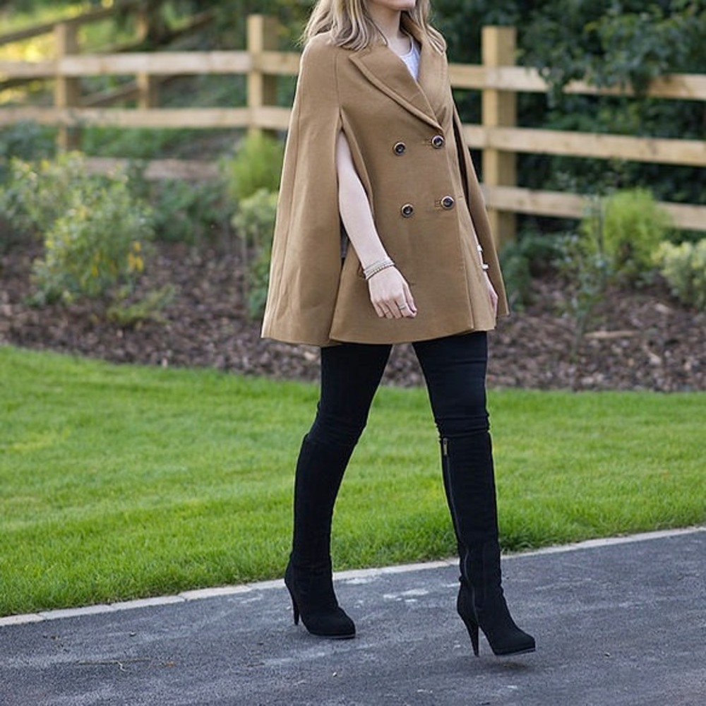 Topshop double breasted coat